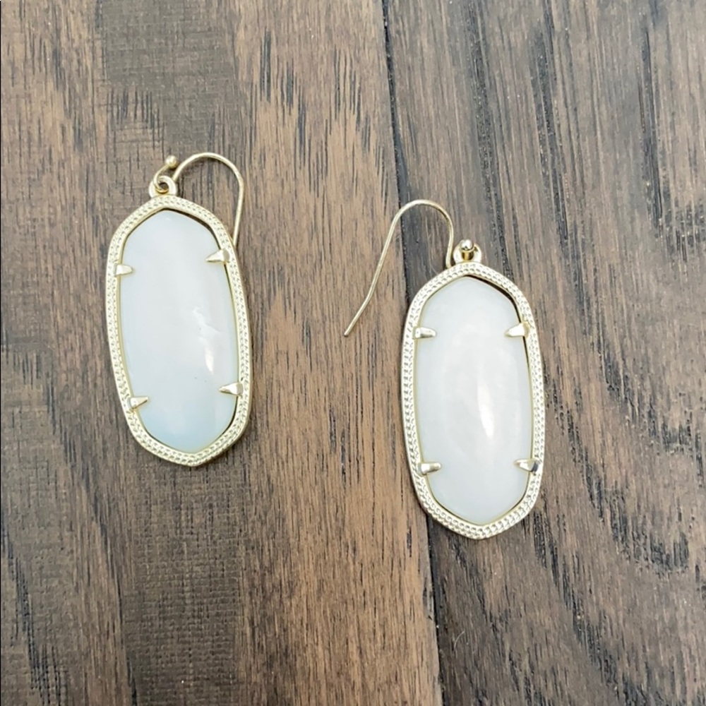 kendra scott white earrings